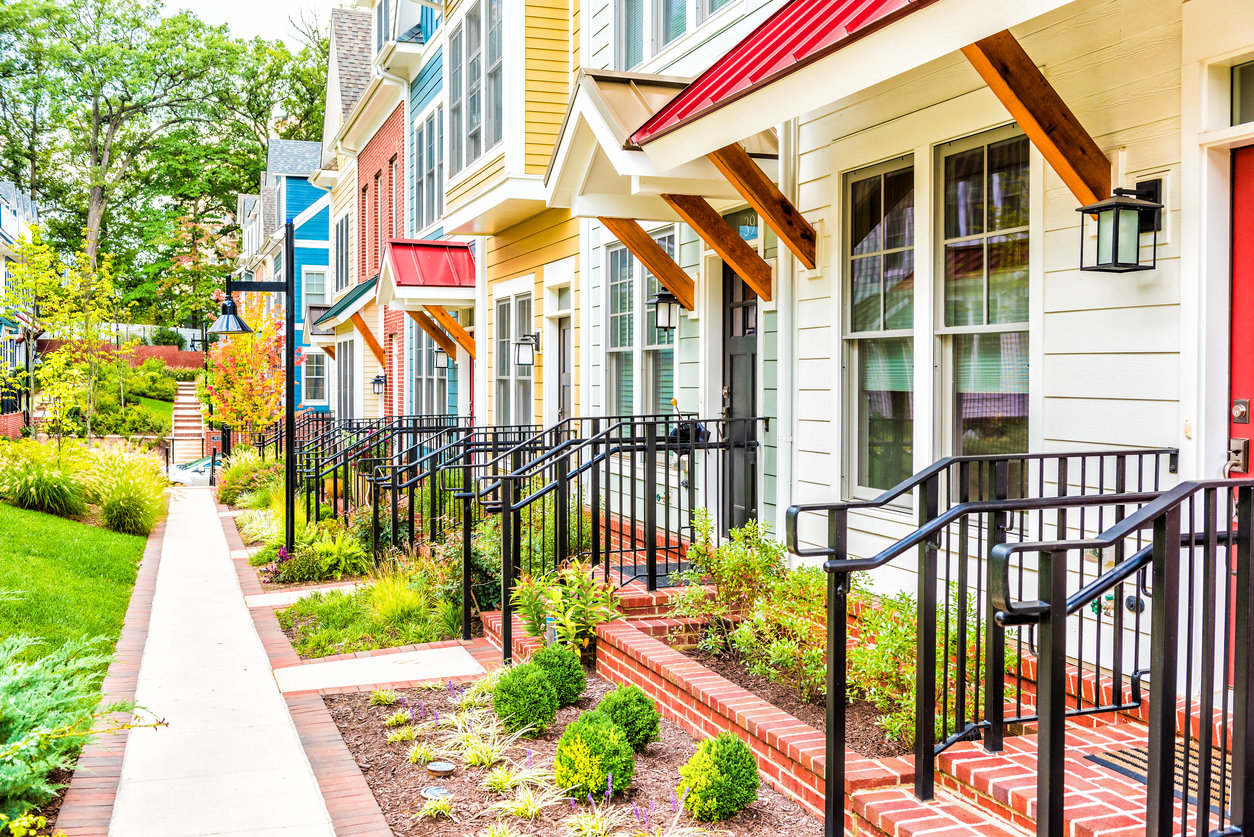iStock - Colorful Multi Family Houses