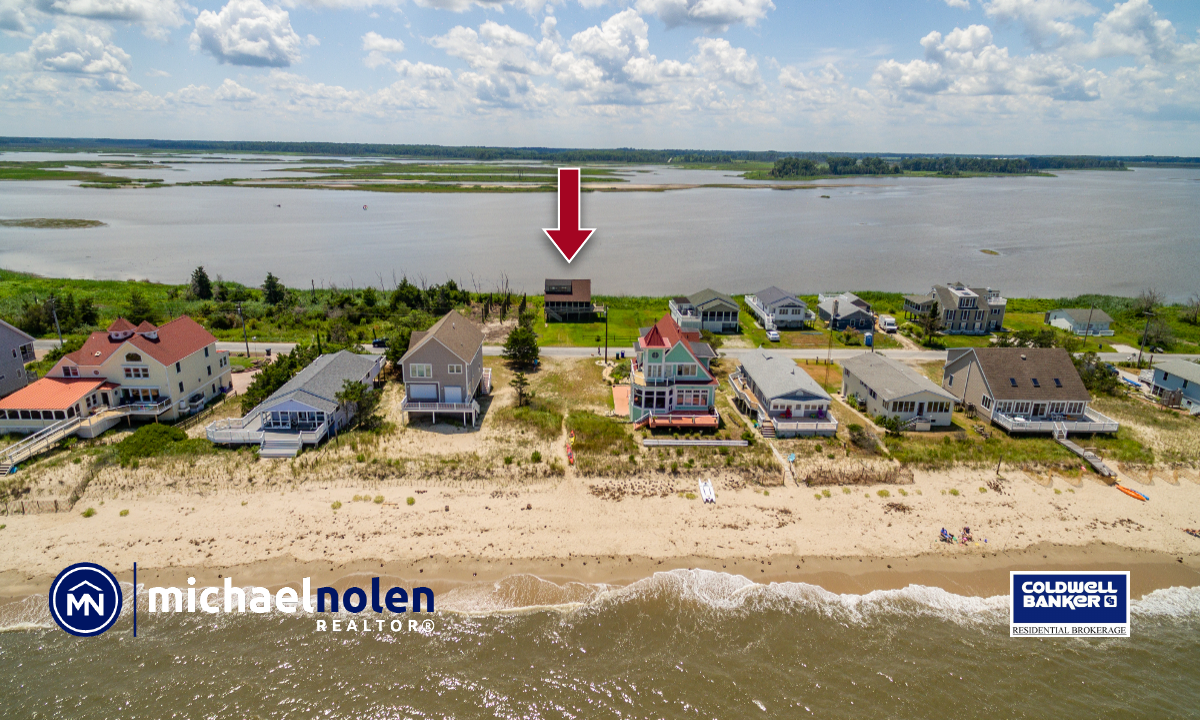 9062 Shore Dr, Milford, DE - Primehook Beach - Drone from Bay