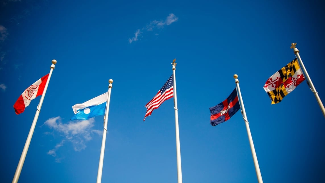 Photo of Ocean City MD Town Flags